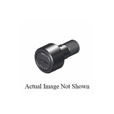 Mcgill CAMROL CFH Cylindrical OD Cam Follower With LUBRI-DISC Seal, 3/4 in x 1/2 in W Roller 2060512000